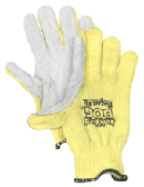 Kevlar String KNit Gloves w/ Leather Palm