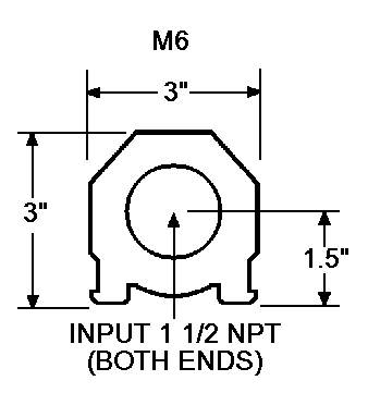 M6 Manifold Dimensions