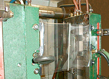 Mold Shield (Shown mounted on machine)