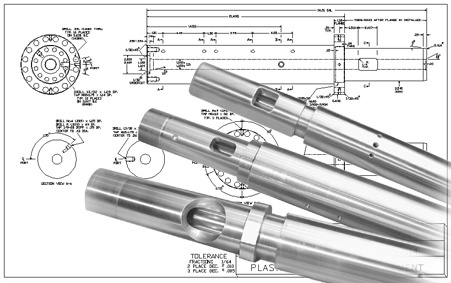 Custom Design Barrels Available for Any Application/Any Material